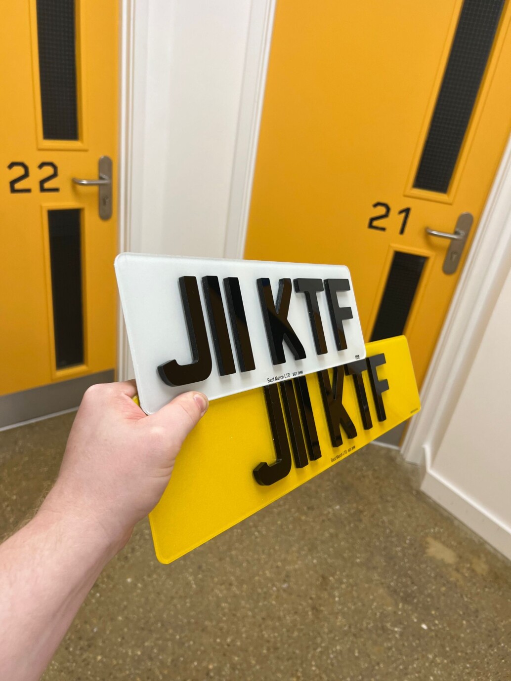 4D Number Plates