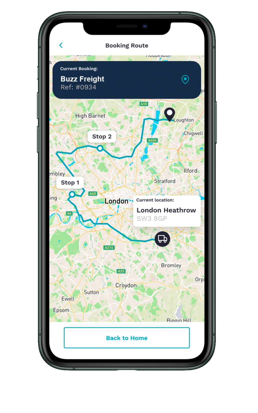 Proof of delivery - tracked drivers